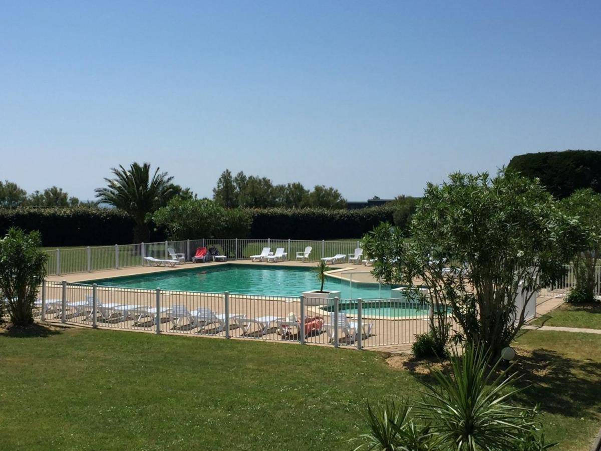 Apercu Mer: Bel Appartement Avec Piscine, Tennis Et Proche Plage - Fr-1-3-450 比达尔 外观 照片